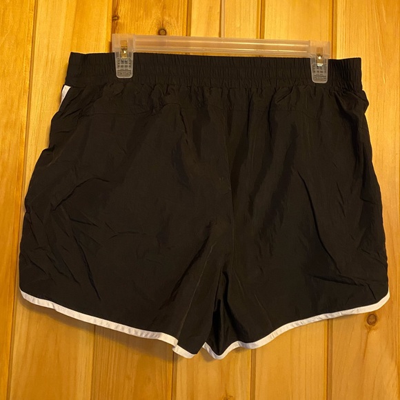 Tommy Hilfiger Sport Women’s Black Athletic Shorts with White Stripe and Logo - Picture 3 of 6